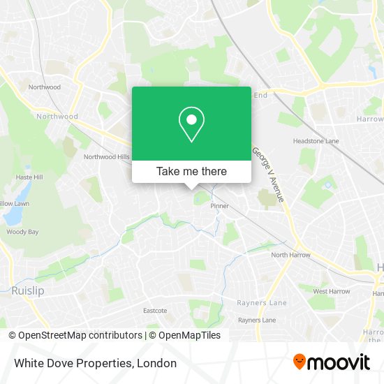 White Dove Properties map