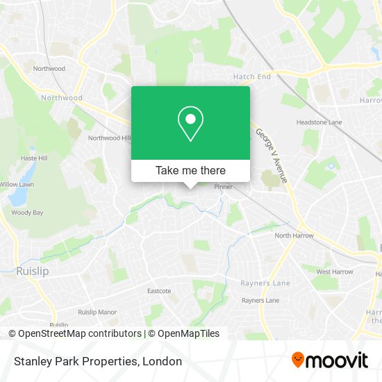 Stanley Park Properties map