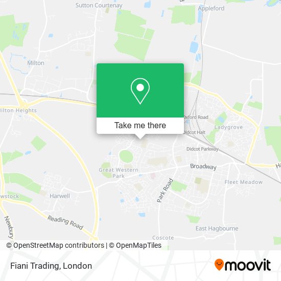 Fiani Trading map