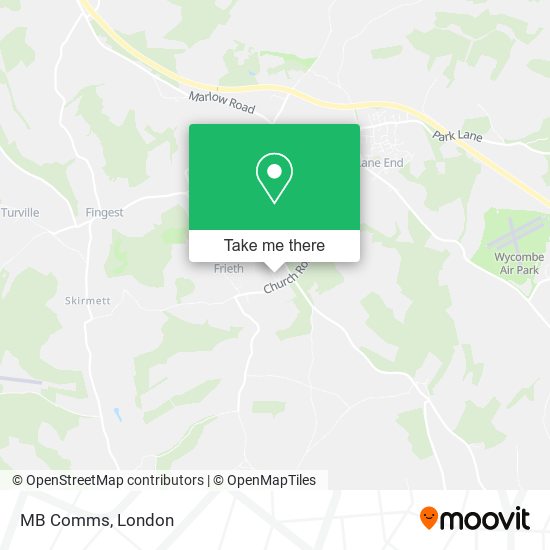 MB Comms map