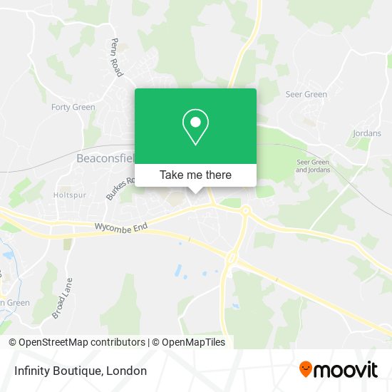 Infinity Boutique map