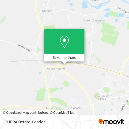 CUPRA Oxford map