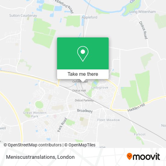 Meniscustranslations map