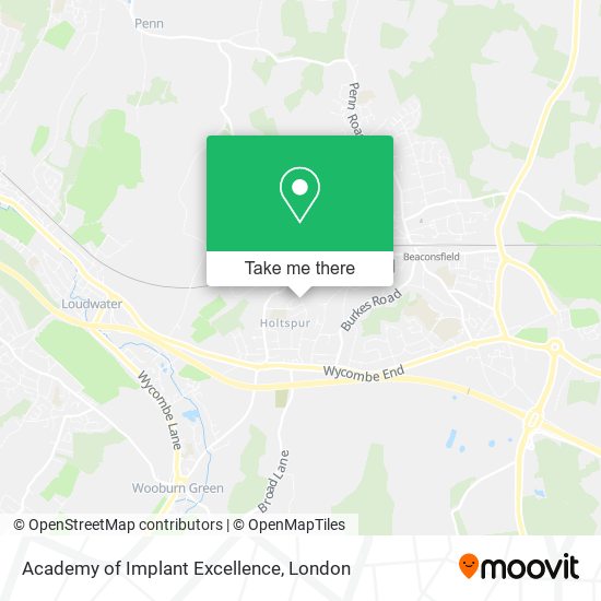 Academy of Implant Excellence map