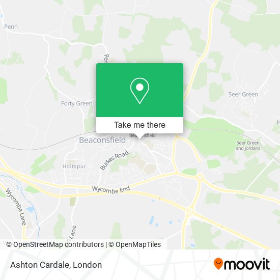 Ashton Cardale map