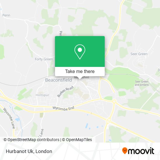 Hurbanot Uk map