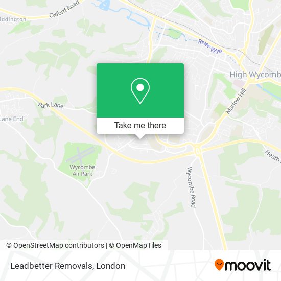 Leadbetter Removals map