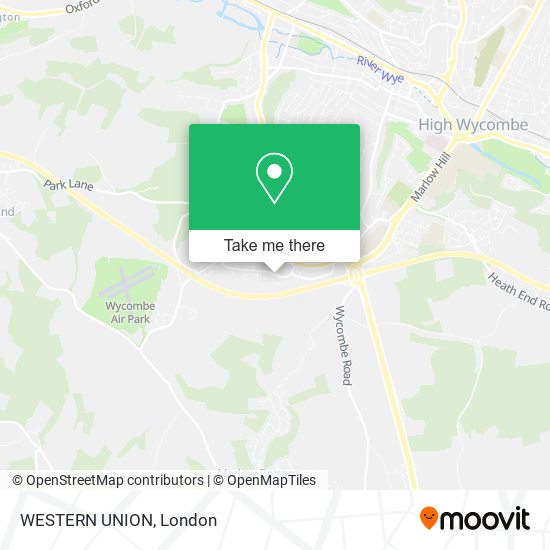WESTERN UNION map