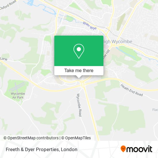 Freeth & Dyer Properties map