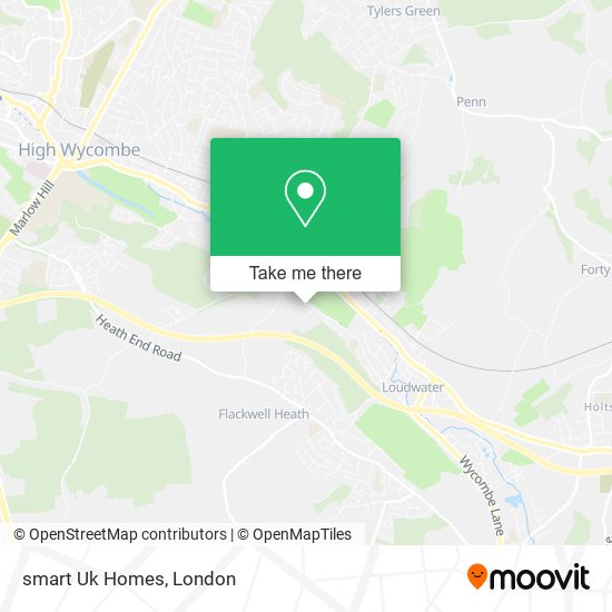 smart Uk Homes map