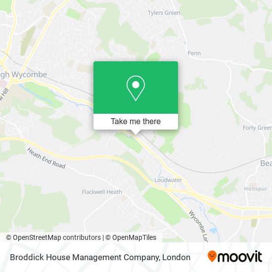 Broddick House Management Company map