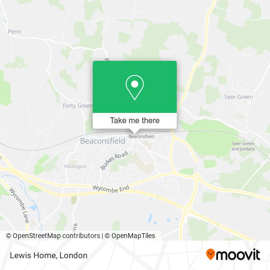Lewis Home map