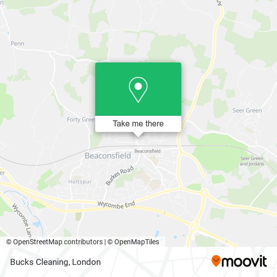 Bucks Cleaning map