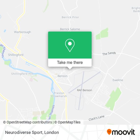 Neurodiverse Sport map