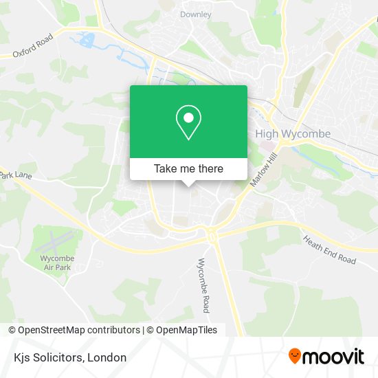 Kjs Solicitors map