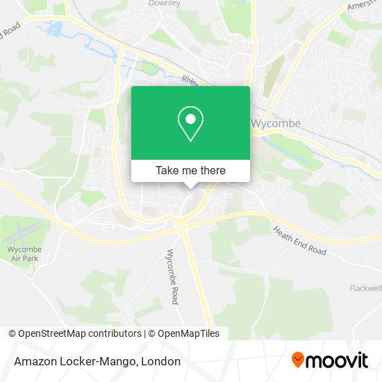Amazon Locker-Mango map