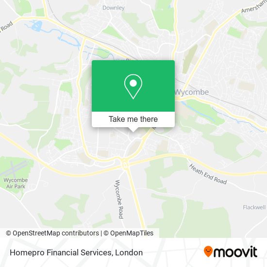 Homepro Financial Services map
