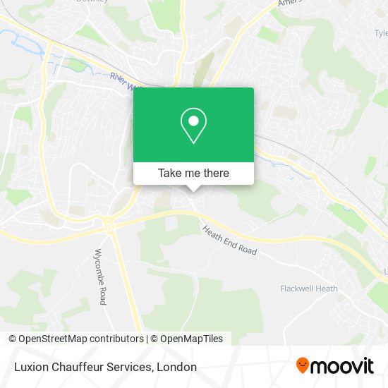 Luxion Chauffeur Services map