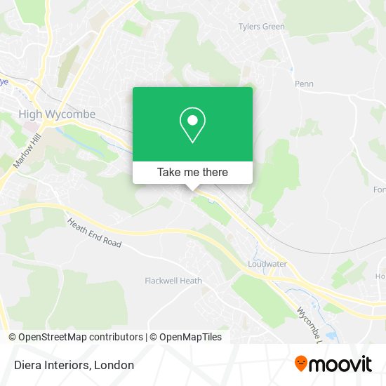 Diera Interiors map