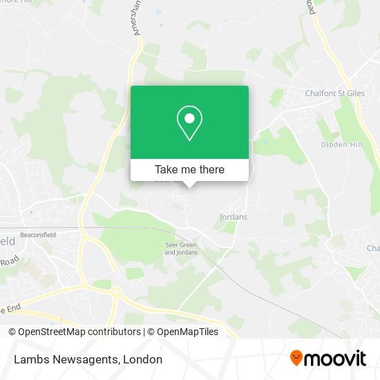 Lambs Newsagents map