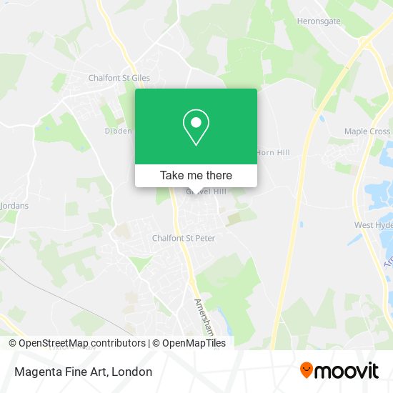 Magenta Fine Art map