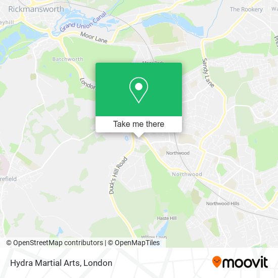 Hydra Martial Arts map