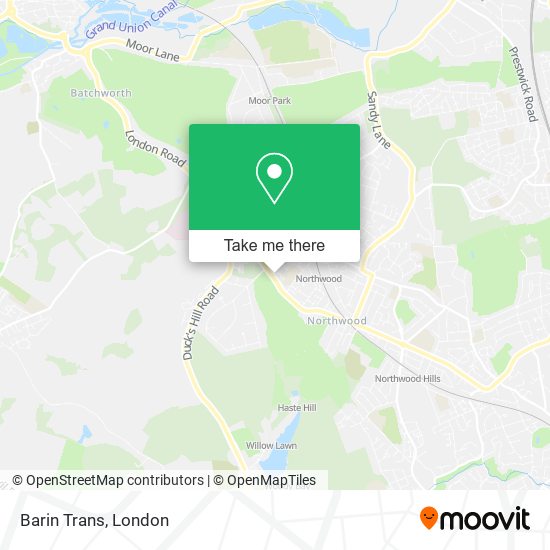 Barin Trans map