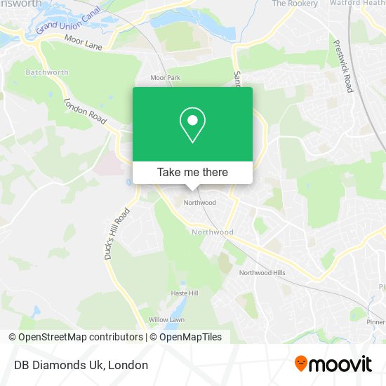 DB Diamonds Uk map