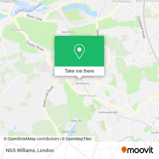 NGS Williams map