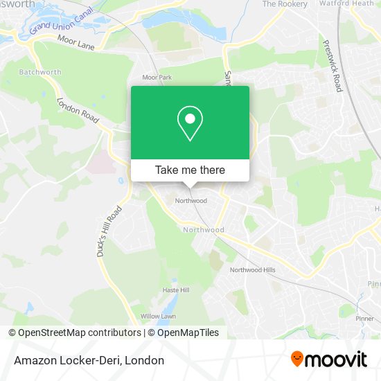 Amazon Locker-Deri map