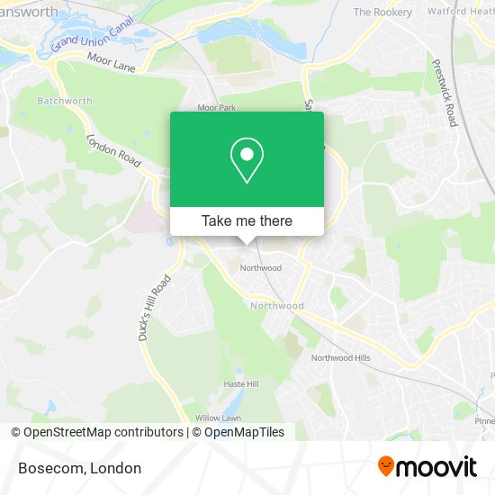 Bosecom map