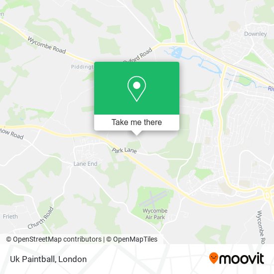 Uk Paintball map