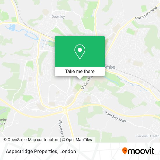 Aspectridge Properties map