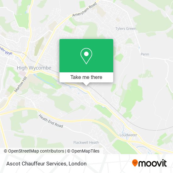 Ascot Chauffeur Services map