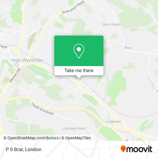 P S Brar map
