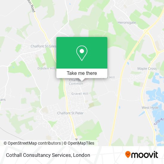 Cothall Consultancy Services map