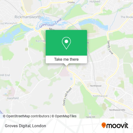 Groves Digital map