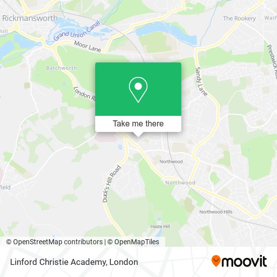 Linford Christie Academy map