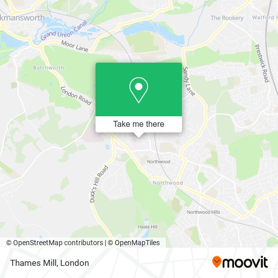 Thames Mill map