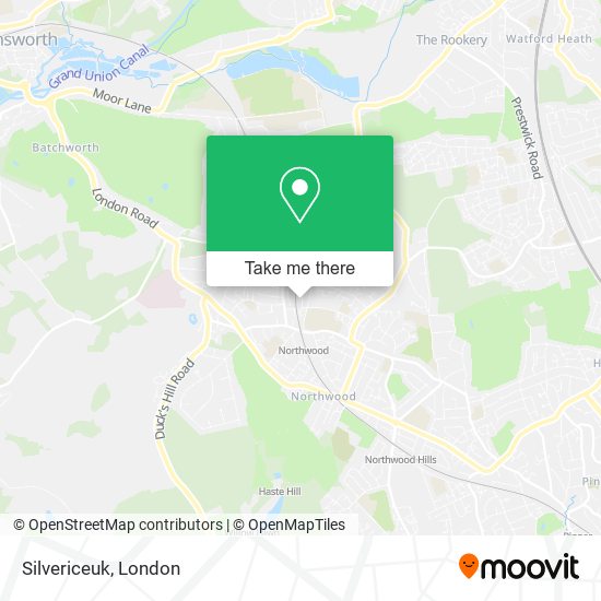 Silvericeuk map