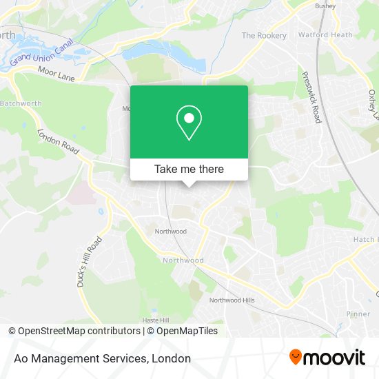 Ao Management Services map