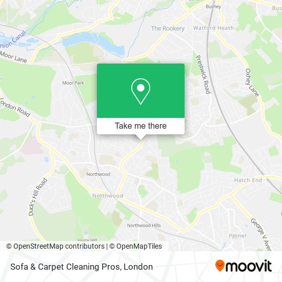 Sofa & Carpet Cleaning Pros map