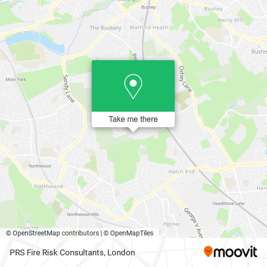 PRS Fire Risk Consultants map