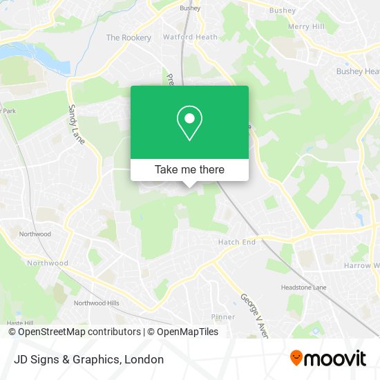JD Signs & Graphics map