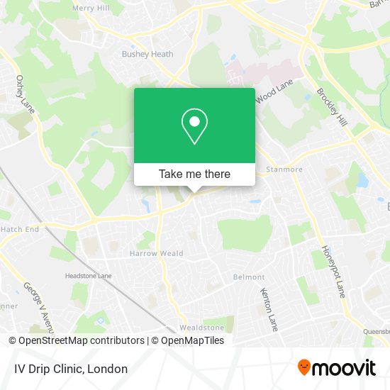 IV Drip Clinic map