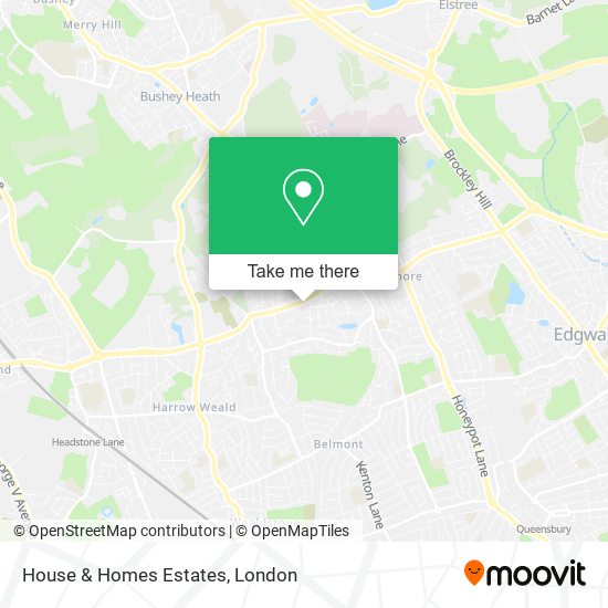 House & Homes Estates map