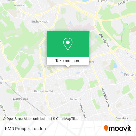 KMD Prosper map