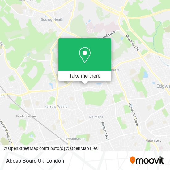 Abcab Board Uk map