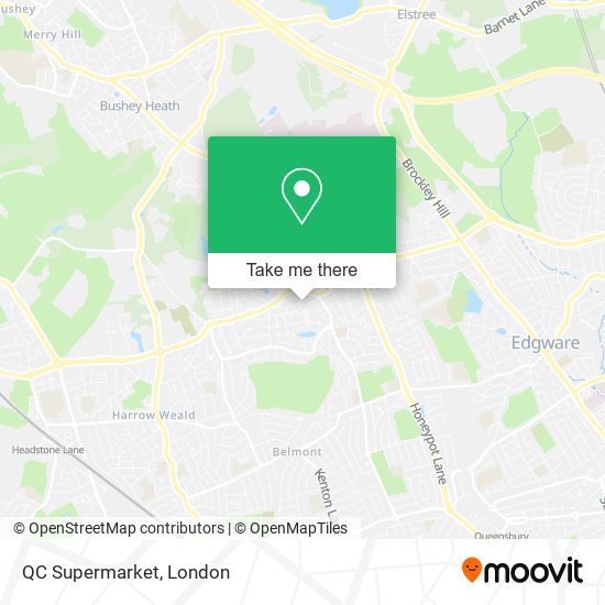 QC Supermarket map
