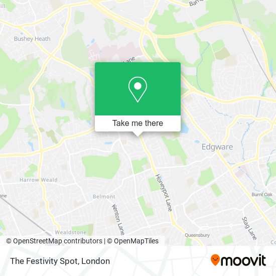 The Festivity Spot map